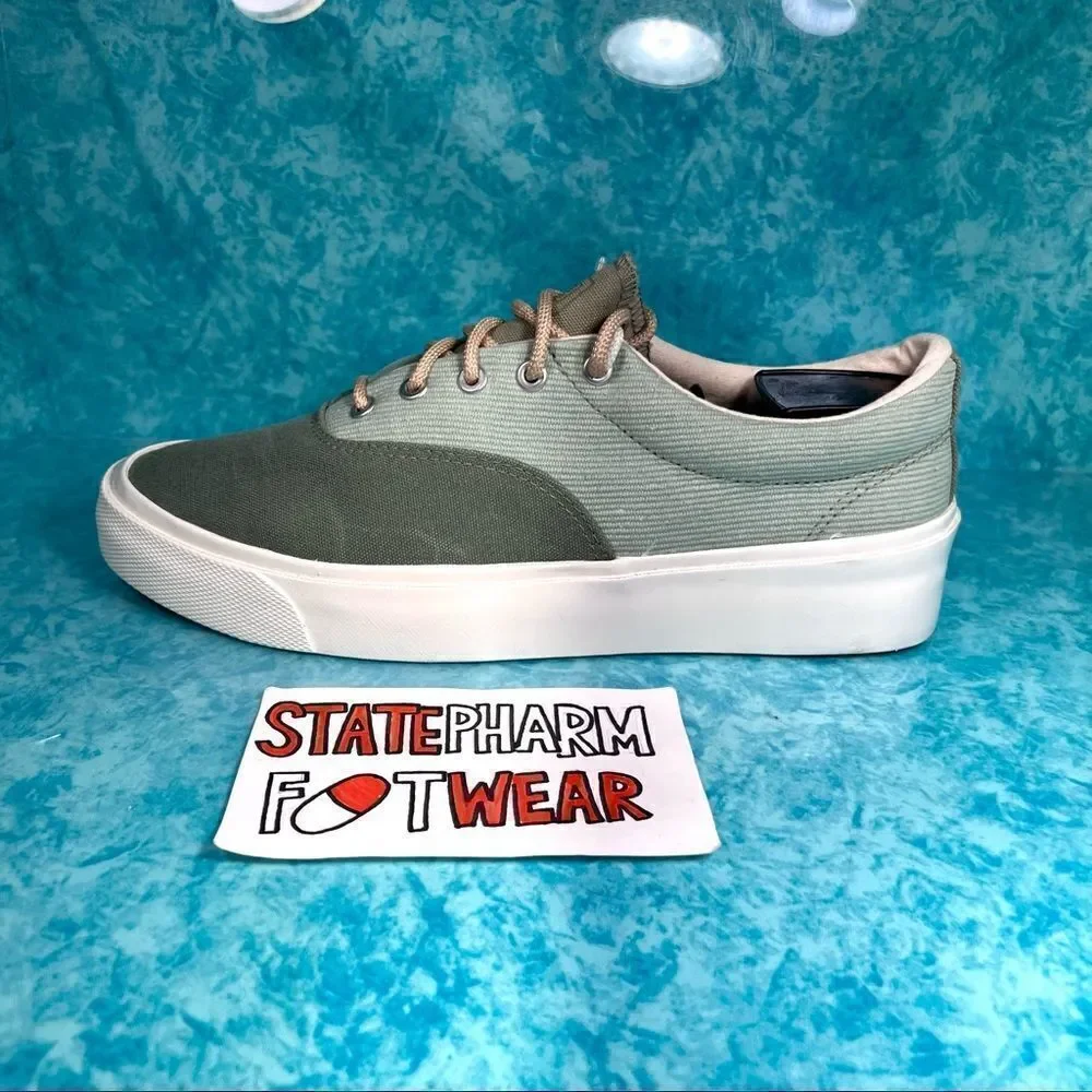 Converse Skidgrip 'Jungle Cloth’ Men’s Green Low Top Shoes - Picture 2 of 5